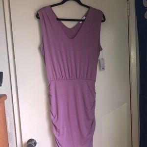 Nine West Ruched Midi Dress